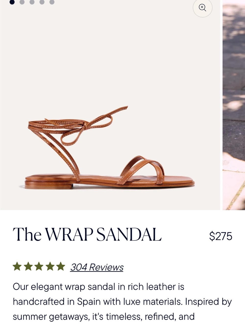 Margaux The Wrap Sandal - Picture 2 of 10